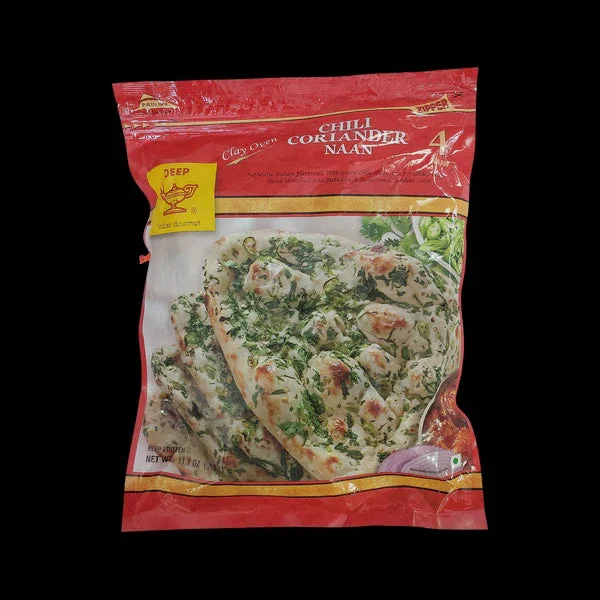 Deep Deep Chilli Coriander Naan 4Pcs 4Pcs